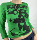 Y2K Harajuku Gothic Tank Top E-girl Aesthetic Sleeveless Cropped Tee Punk Style Vintage Printed Mini Vest Women Summer Camisole