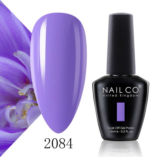 NAILCO 15ml Summer Obvious Fresh Fluorescence Color Series Gel Nail Polish Design Nail Art Glitter Manicure Set UV/LED Nails Gel