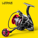 LINNHUE Fishing Reel HK1000-7000 Metal/EVA Grip 5.2:1 High Speed Spinning Reel Carp Fishing Saltwater Reel Send Gift 150m Line