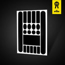 Bicycle Protective Sticker Scratch Resistant Mountain Bike Frame Front Fork Protective Film Chain Frame Safety Tape Protector