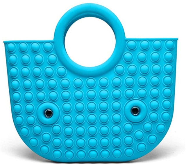 New Pop It Push Bubble Fidget Toys Pencil Case Children Stress Relief Squeeze Toy Antistress Popit Soft Squishy Kids Toys Gifts