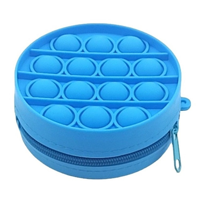New Pop It Push Bubble Fidget Toys Pencil Case Children Stress Relief Squeeze Toy Antistress Popit Soft Squishy Kids Toys Gifts