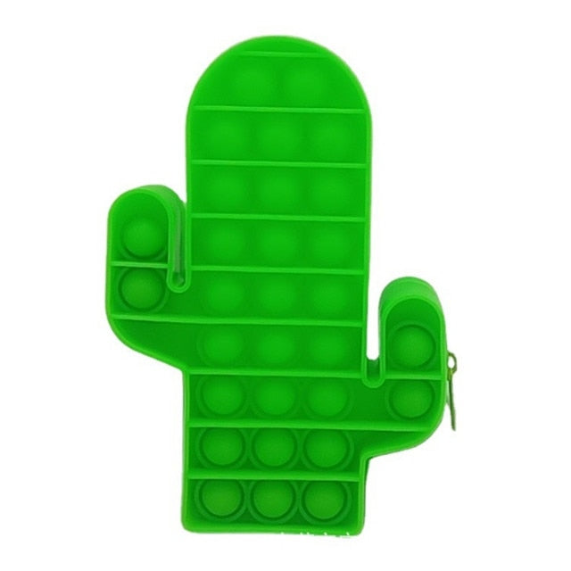 New Pop It Push Bubble Fidget Toys Pencil Case Children Stress Relief Squeeze Toy Antistress Popit Soft Squishy Kids Toys Gifts