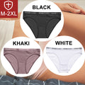 FINETOO 3PCS/Set Women Cotton Underwear Pantys Lingerie Letter Underpants Ladies 9 Solid Colors M-XXL Woman Sexy Panties Briefs