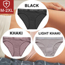 FINETOO 3PCS/Set Women Cotton Underwear Pantys Lingerie Letter Underpants Ladies 9 Solid Colors M-XXL Woman Sexy Panties Briefs