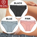 FINETOO 3PCS/Set Women Cotton Underwear Pantys Lingerie Letter Underpants Ladies 9 Solid Colors M-XXL Woman Sexy Panties Briefs
