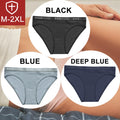 FINETOO 3PCS/Set Women Cotton Underwear Pantys Lingerie Letter Underpants Ladies 9 Solid Colors M-XXL Woman Sexy Panties Briefs