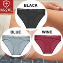 FINETOO 3PCS/Set Women Cotton Underwear Pantys Lingerie Letter Underpants Ladies 9 Solid Colors M-XXL Woman Sexy Panties Briefs
