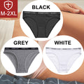 FINETOO 3PCS/Set Women Cotton Underwear Pantys Lingerie Letter Underpants Ladies 9 Solid Colors M-XXL Woman Sexy Panties Briefs