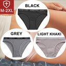 FINETOO 3PCS/Set Women Cotton Underwear Pantys Lingerie Letter Underpants Ladies 9 Solid Colors M-XXL Woman Sexy Panties Briefs