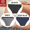 FINETOO 3PCS/Set Women Cotton Underwear Pantys Lingerie Letter Underpants Ladies 9 Solid Colors M-XXL Woman Sexy Panties Briefs