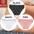 FINETOO 3PCS/Set Women Cotton Underwear Pantys Lingerie Letter Underpants Ladies 9 Solid Colors M-XXL Woman Sexy Panties Briefs