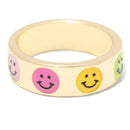 Smile Gal Ring Alien Flower Queen Rings Namel Thick Ring Size Luxury Spring Fine Lucky Jewelry Heart Clouds Rings for Women Gift