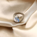 Smile Gal Ring Alien Flower Queen Rings Namel Thick Ring Size Luxury Spring Fine Lucky Jewelry Heart Clouds Rings for Women Gift