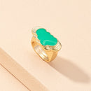 Smile Gal Ring Alien Flower Queen Rings Namel Thick Ring Size Luxury Spring Fine Lucky Jewelry Heart Clouds Rings for Women Gift