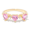 Smile Gal Ring Alien Flower Queen Rings Namel Thick Ring Size Luxury Spring Fine Lucky Jewelry Heart Clouds Rings for Women Gift