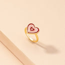 Smile Gal Ring Alien Flower Queen Rings Namel Thick Ring Size Luxury Spring Fine Lucky Jewelry Heart Clouds Rings for Women Gift