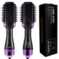 One Step Hair Dryer & Volumizer Salon Hot Air Paddle Styling Brush Negative Ion Generator Hair Straightener Curler