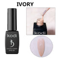 KODI Nude Color Jelly UV Gel Natural Rubber Base Nail Polish Translucent Semi Permanent Nail Art Lacquer Base Top Coat Gellak