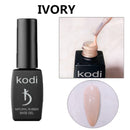 KODI Nude Color Jelly UV Gel Natural Rubber Base Nail Polish Translucent Semi Permanent Nail Art Lacquer Base Top Coat Gellak