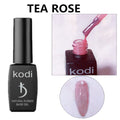 KODI Nude Color Jelly UV Gel Natural Rubber Base Nail Polish Translucent Semi Permanent Nail Art Lacquer Base Top Coat Gellak
