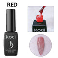 KODI Nude Color Jelly UV Gel Natural Rubber Base Nail Polish Translucent Semi Permanent Nail Art Lacquer Base Top Coat Gellak
