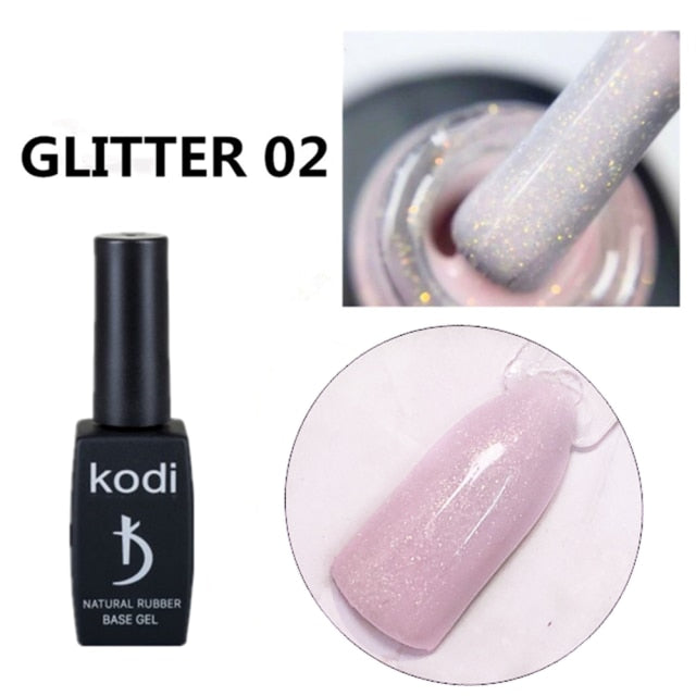KODI Nude Color Jelly UV Gel Natural Rubber Base Nail Polish Translucent Semi Permanent Nail Art Lacquer Base Top Coat Gellak