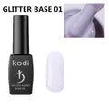 KODI Nude Color Jelly UV Gel Natural Rubber Base Nail Polish Translucent Semi Permanent Nail Art Lacquer Base Top Coat Gellak