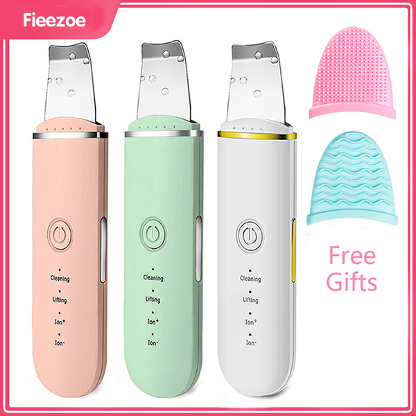 Beauty Ultrasonic Skin Scrubber USB Plug Facial Cleansing Blackhead Remover Face Cleaner Machine Skin Care Acne Massager Tools