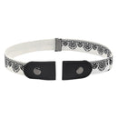 Universal 1 inch No Buckle Stretch Elastic Waist Belt Buckle-Free Belt For Jean Pants Dresses Women Men No Hassle Waist Belt