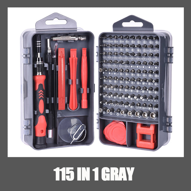 KALAIDUN 112  in 1 Screwdriver Set Magnetic Screwdriver Bit Torx Multi Mobile Phone Repair Tools Kit Electronic Device Hand Tool