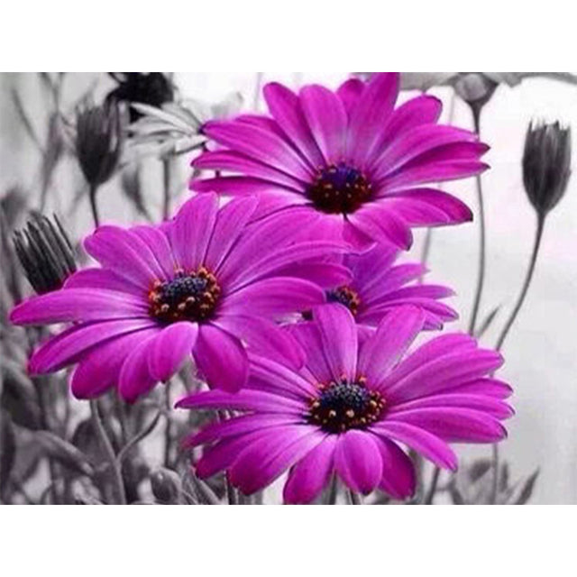 Sale 5D DIY Diamond Painting Flowers Rose Cross Stitch Kit Full Drill Embroidery Mosaic Art Picture of Rhinestones Decor Gift