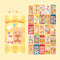 Cute Cartoon Animals Coil Sticker Book Creative Hand Account Decoration Collage DIY Material Stickers Scrapbooking