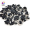 22 colors 50pcs/pack Mix size high grade Crystal buckle+claw rhinestone,Silver base galss sew on stones diy/Clothing accessories