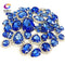 22 colors 50pcs/pack Mix size high grade Crystal buckle+claw rhinestone,Silver base galss sew on stones diy/Clothing accessories
