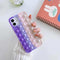 3D Push Rainbow Bubble Playgame Case For iphone 12mini 11 pro max Soft Cute for iphone Xr XS X 8 7 6 plus SE20 Fidget Toys