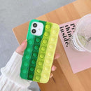 3D Push Rainbow Bubble Playgame Case For iphone 12mini 11 pro max Soft Cute for iphone Xr XS X 8 7 6 plus SE20 Fidget Toys