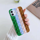 3D Push Rainbow Bubble Playgame Case For iphone 12mini 11 pro max Soft Cute for iphone Xr XS X 8 7 6 plus SE20 Fidget Toys