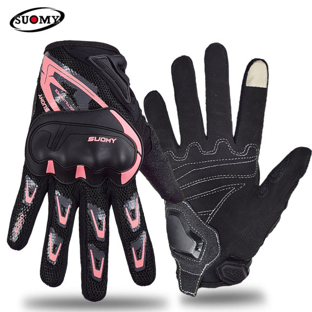 Suomy Motorcycle gloves Summer Breathable Racing Luva Motoqueiro Guantes Motocicleta Luvas de Cycling ATV Rider Protector gloves