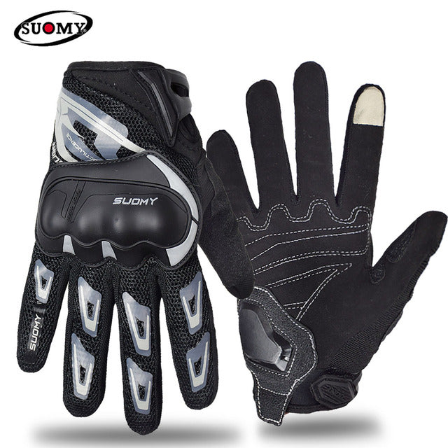 Suomy Motorcycle gloves Summer Breathable Racing Luva Motoqueiro Guantes Motocicleta Luvas de Cycling ATV Rider Protector gloves