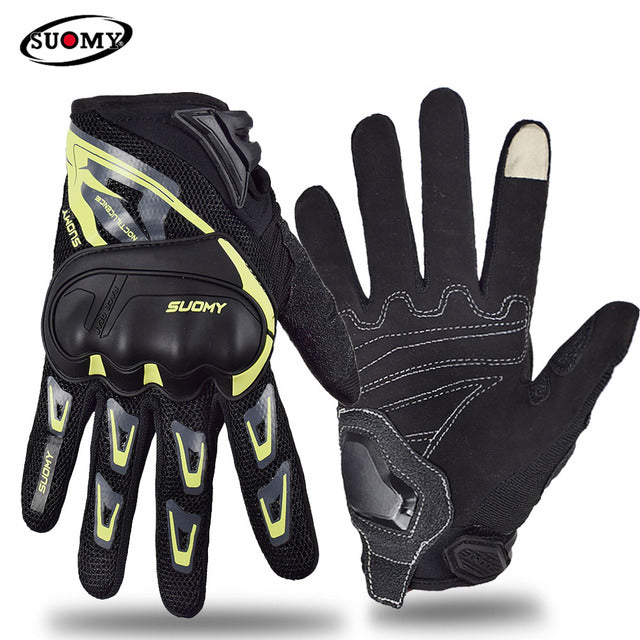 Suomy Motorcycle gloves Summer Breathable Racing Luva Motoqueiro Guantes Motocicleta Luvas de Cycling ATV Rider Protector gloves