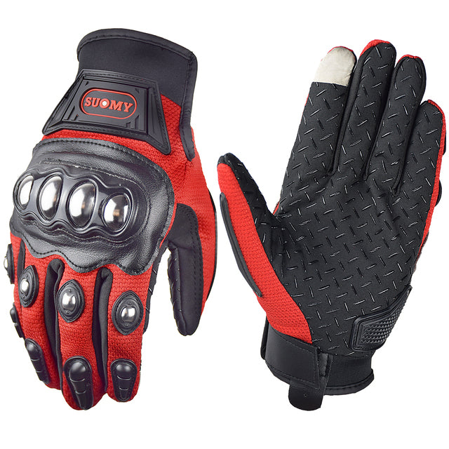 Suomy Motorcycle gloves Summer Breathable Racing Luva Motoqueiro Guantes Motocicleta Luvas de Cycling ATV Rider Protector gloves