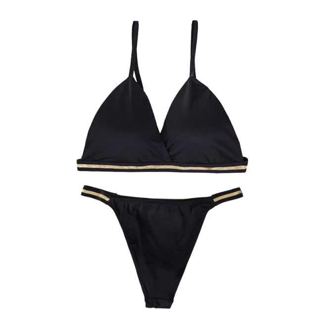 Seamless Bra Set for Women Underwear Push Up Lingerie Set Wire Free Bra and Panty Set Comfortable Intimates Female 2021