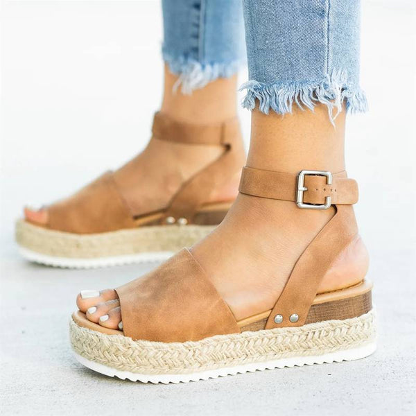 Wedges Shoes For Women High Heels Sandals Summer Shoes 2021 Flip Flop Chaussures Femme Platform Sandals Plus Size 35-43