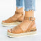 Wedges Shoes For Women High Heels Sandals Summer Shoes 2021 Flip Flop Chaussures Femme Platform Sandals Plus Size 35-43