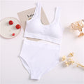 FINETOO Seamless Women Underwear Set Tops Set Panties Women Wireless Lingerie Suit Padded Bras S-XL Backless Bralette Lingeries