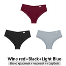 FINETOO 3Pcs/Set Cotton Panties for Women Plus Size Underpants Ladies Cotton Bikini Panties Girl Underwear Female Lingerie M-3XL