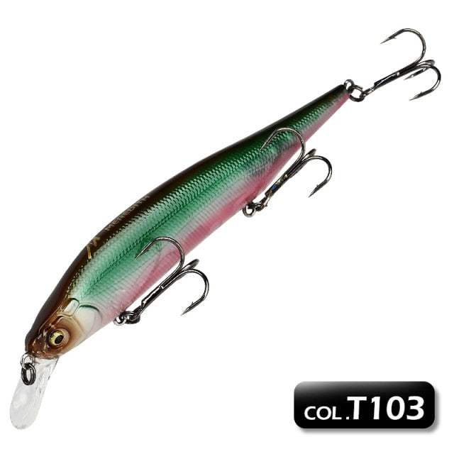 MEREDITH ITO SHINER-115SP Tungsten Weight System Top Fishing Lures Minnow Wobbler Quality Fishing Tackle Hooks For Fishing