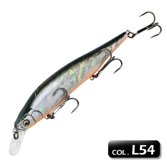 MEREDITH ITO SHINER-115SP Tungsten Weight System Top Fishing Lures Minnow Wobbler Quality Fishing Tackle Hooks For Fishing