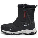 2021 Winter New Thick Couple Snow Boots Plus Velvet Warm Side Zipper Outdoor Casual Short Boots Cold Resistance Men Cotton Shoes